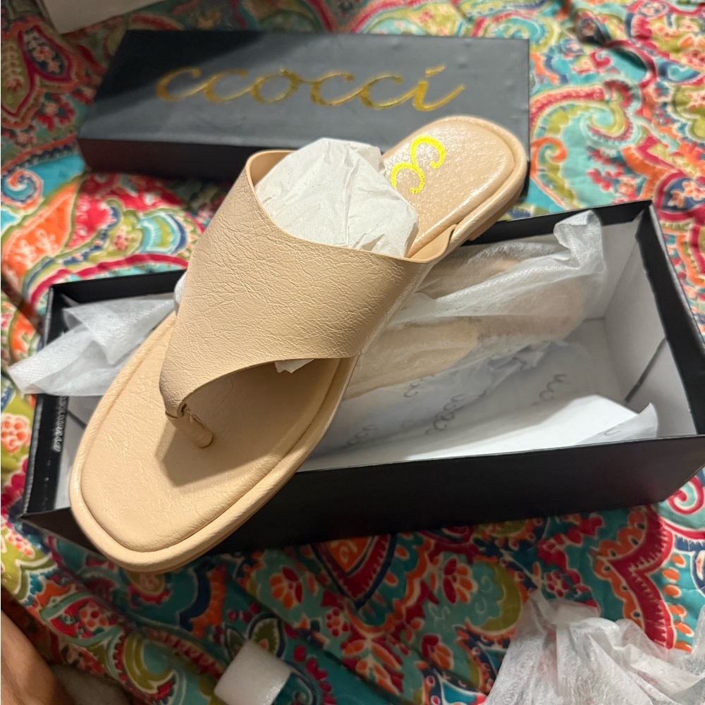 CCOCCI Women's Beige Sandals